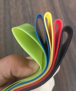 Sportbit Exercise Resistance Bands Set of 5 + Bag | Best Elastic Resistance Loop Bands for Stretching, Yoga, Physical Therapy, Workout, Home Fitness and Sport 30 61z6kpGNILL