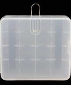 Honbay Battery Storage Case/Box/Organizer/Holder for 4 18650 Batteries or 8 CR123A Battery, Pack of 6 (White) White 8 61z7cJPckiL