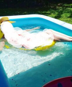 INTEX 58484EP Swim Center Inflatable Family Pool: 277 Gallon Capacity – 120" x 72" x 22" – Blue 38 61z7kKLzX5L