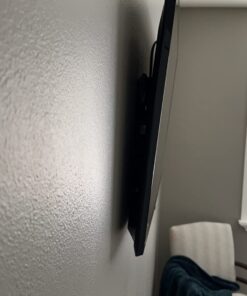 Pipishell UL Listed Tilt TV Wall Mount Bracket Low Profile for Most 23-55 Inch LED LCD OLED 4K Flat Curved TVs up to 99lbs Max VESA 400x400mm, 8° Tilting for Anti-Glaring, Fits 8-16 inch Wood Stud 41 61z85q13g7L