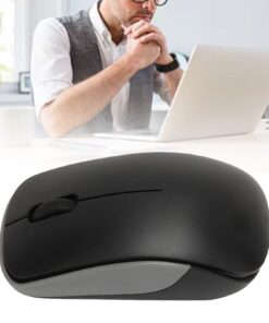 2.4Ghz Wireless Mouse, 1200 DPI Ultra Silent Computer Mouse, Ergonomic Quick Response Office Cordless Mouse Mini Mice with USB Reciever for Gaming Working for PC Laptop Computer(Black) Black 15 61z9b8eWL3L