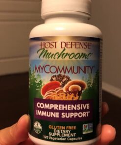 Host Defense, MyCommunity Capsules, Advanced Immune Support, Mushroom Supplement with Lion’s Mane and Reishi, Unflavored, 120 120 Count (Pack of 1) Standard Packaging 27 61z9lg0Zi0L