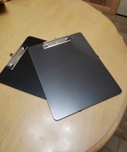 Amazon Basics Plastic Clipboards, Low Profile Clip, Clipboard for Classrooms, Office, Restaurants, Doctor Offices, 2-Pack, Black 29 61zAluLQvuL