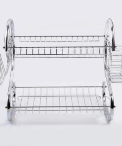 Better Chef DR-22, 22-Inch, Chrome Plated, S-Shaped, Rust-Resistant, 2-Tier Dishrack S-Shape 16 61zB6NsjoaL