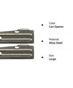 2 Pack Survival Kit Can Opener, Military, P-51 Model 21 61zBcSG5sL
