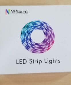 Nexillumi 100 ft LED Lights for Bedroom Music Sync Color Changing RGB LED Strip Rope Lights General Remote, 5050 RGB LED Light Strips(APP+Remote+Mic) 100 Feet 36 61zC9KgAtxL
