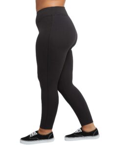 Just My Size Women's Plus-Size Stretch Jersey Leggings, Plus Leggings for Women, 25.5" 1X Black 11 61zCSY5yWiL 2