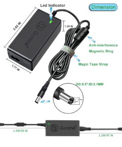 Gonine ACK-E18 T7i Continuous Power Supply DR-E18 Dummy Battery LP-E17 DC Coupler AC Adapter fit for Canon EOS Rebel RP R50 T7i T6i T8i T6s SL2 SL3 850D 77D, Kiss X8i X9i X10 Cameras. 11 61zE08uIsLL