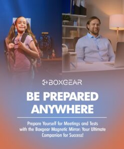 Boxgear Magnetic Locker Mirror - 5" x 7"- for School Locker, Bathroom, Household Refrigerator, Locker Accessory, Workshop Toolbox or Office Cabinet Blue 13 61zGhpShJ3L