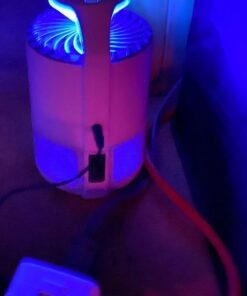 Katchy Indoor Insect Trap - Catcher & Killer for Mosquitos, Gnats, Moths, Fruit Flies - Non-Zapper Traps for Inside Your Home - Catch Insects Indoors with Suction, Bug Light & Sticky Glue (White) Original White 30 61zHLyXZVML 1