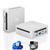 GenMachine Mini PC, Gaming Desktop Computer with AMD Ryzen 5 5500U, 6C/12T, 16G DDR4+512GB M.2 NVMe SSD, 1000Mbps, WiFi 6, BT 5.2, Dual HDMI, Type-C, Win11 Pro 5500u-16gb-RAM-512gb-SSD 56 61zJY1g4fWL