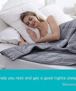 Alternative view of Waowoo Weighted Blanket Adult,25lbs 60"x80" for Restful Sleep. (Inner Layer Dark Gery) 60"x80" 25.0 Pounds