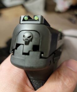 Truglo TFO Tritium & Fiber-Optic Handgun Sight Durable Snag-Resistant Glowing Front & Rear Night Sight, Compatible with Smith & Wesson M&P Series Green Rear Sight 29 61zKqYzFhsL