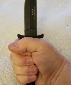 Smith & Wesson SWHRT9B 9in High Carbon S.S. Fixed Blade Knife with 4.7in Dual Edge Blade and TPE Handle for Outdoor, Tactical, Survival and EDC Standard Packaging 54 61zMNqwyzpL