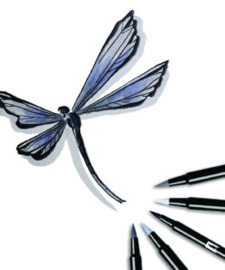 Tombow Dual Brush Pen Art Markers, Grayscale, 6-Pack Gray Scale 18 61zMkRTThQL