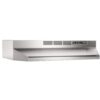 Broan-NuTone 413604 Non-Ducted Ductless Range Hood Insert with Light, Exhaust Fan for Under Cabinet, 36-Inch, Stainless Steel 8 61zMlcI7c1L