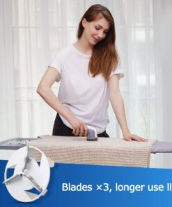 BEAUTURAL Fabric Shaver and Lint Remover, Sweater Defuzzer with 2-Speeds, 2 Replaceable Stainless Steel Blades, Battery Operated, Remove Clothes Fuzz, Lint Balls, Pills, Bobbles Gray Standard 35 61zNVHed12L