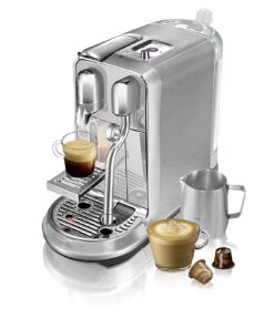 Breville Nespresso Nespresso Creatista Plus Coffee Espresso Machine, Brushed Stainless Steel BNE800BSSUSC Silver 34 61zPWBp5BTS