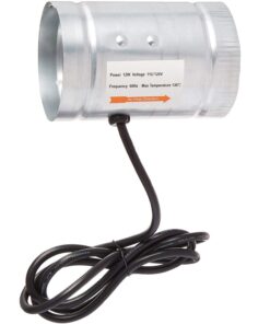 iPower 4 Inch 100 CFM Inline Duct Fan with Low Noise, Exhaust Booster for HVAC Ventilation in Grow Tent, Basements, Bathrooms and Kitchens, Grey 1 Pack 10 61zQDx9a9LL