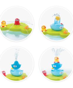 Yookidoo Baby Bath Toy (7 Piece Set) - Stack N' Spray Bathtub Fountain - Magical Spray Fountain for Bathtime Fun 18 61zQdNZCqIL