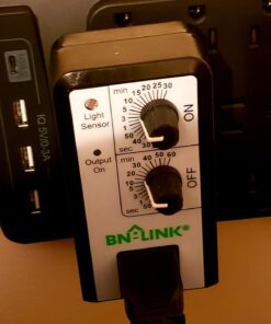 BN-LINK Short Period Repeat Cycle Intermittent Timer, Interval Timer - Day, Night, or 24 Hour Operation, Photocell Light Sensor Dusk to Dawn for Hydroponics Aquaponics Aeroponics 4.3 in * 2.3 in* 2.1 in 30 61zRv2248L