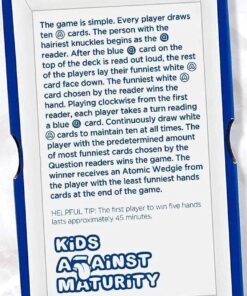 Kids Against Maturity: The Original Card Game for Kids and Families, Super Fun Hilarious for Family Party Game Night 27 61zSQEULSL