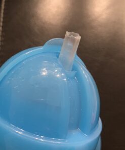 Munchkin® Any Angle™ Weighted Straw Trainer Cup with Click Lock™ Lid, 7 Ounce, 2 Count (Pack of 1), Blue/Green 2 Count (Pack of 1) 23 61zSaf2IOiL