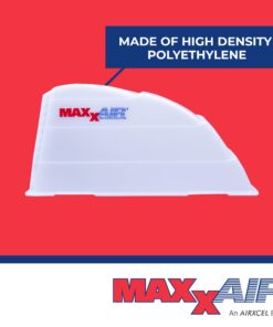 Alternative view of MAXXAIR 00-933066 Original Vent Cover- Translucent White, Super Tough Rain Shield, RV