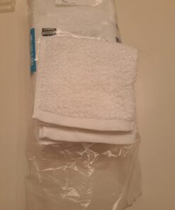 Utopia Towels Cotton Washcloths Set - 100% Ring Spun Cotton, Premium Quality Flannel Face Cloths, Highly Absorbent and Soft Feel Fingertip Towels (24 Pack, White) 24 52 61zVI6IiCcL