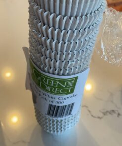 Green Direct Cupcake Liners - Standard Size Cupcake Wrappers to use for Pans or carrier or on stand - White Paper Baking Cups Pack of 500 37 61zVjnZ2QL