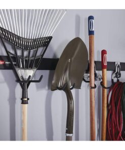 Rubbermaid FastTrack 2-Handle Hook (S Hook), Mounted Garage Storage and Space Saving Organization System for Rakes/Brooms/Toys/Ladders Double-Handle Hook 14 61zWHzaLejL