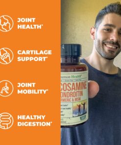 Glucosamine Chondroitin MSM Turmeric Boswellia - Joint Support Supplement. Antioxidant Properties. Helps with Inflammatory Response. Occasional Discomfort Relief for Back, Knees & Hands. 90 Capsules Glucosamine Chondroitin 25 61zWSW0qCL