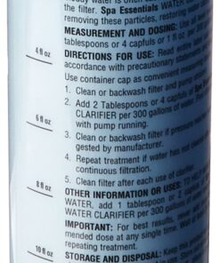 Spa Essentials 32612000 Water Clarifier for Spas and Hot Tubs, 1-Pint Blue 1-Pack 4 61zXcOA77jL