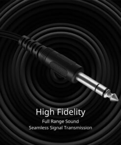 TNP Premium 1/4 Inch (6.35mm) TRS to Dual RCA Cable 3 Feet Balanced TRS Cable 1/4 Inch to 2 RCA Y Splitter, Red and White Male RCA to 1/4 Adapter Headphone Jack 9 61zYMd gJHL 1