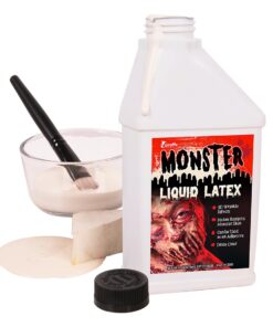 Alternative view of Kangaroo's Halloween Makeup Monster Liquid Latex I Quick Drying Liquid Latex Sfx Makeup Kit I Multi-Purpose Liquid Rubber White Face Paint for Zombie Makeup, Costume Makeup, Fake Scars 16oz Pint