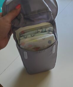 OXO Tot On-The-Go Wipes Dispenser with Diaper Pouch, Gray 34 61zYYd6c7LL