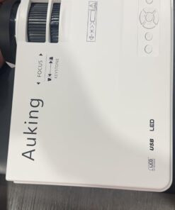 AuKing Projector, 2023 Upgraded Mini Projector, Full HD 1080P Home Theater Video Projector, Compatible with HDMI/USB/VGA/AV/Smartphone/TV Box/Laptop A- 9500 L 29 61zZCX14y6L