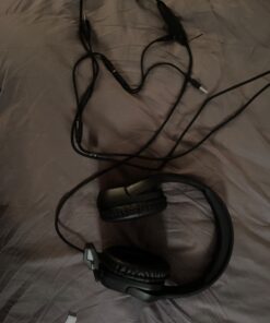 Black Shark Gaming Headset for PC, PS4, PS5, Xbox, Switch, All-in-1 Gaming Headphones with Ultra-Clear Bendable Mic, 50mm Dynamic Drivers, Noise Isolation Ear Cushions, in-line Controls - Goblin X1 Black - X1 17 61zZif687BL