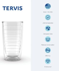 Tervis Gerbera Daisies Made in USA Double Walled Insulated Tumbler Travel Cup Keeps Drinks Cold & Hot, 16oz, Classic Contemporary 14 61zZohdAs4L 1