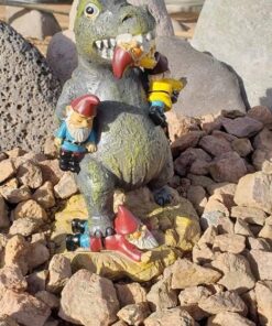 BigMouth Inc. Garden Gnome 9 inches - The Great Garden Gnome Massacre - Funny Outdoor Gnomes - Durable Lawn Gnome, Yard Gnome - Novelty Gnome Statues - Fun Garden Gnome Decor, Gag Gift, Garden Gift Godzilla 41 61zaLERV7FL