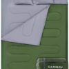 CANWAY Double Sleeping Bag,2 Person Sleeping Bag Lightweight Waterproof with 2 Pillows for Camping, Backpacking, or Hiking for Adults or Teens Queen Size XL & XXL Army Green 19 61zc5WfUoTL