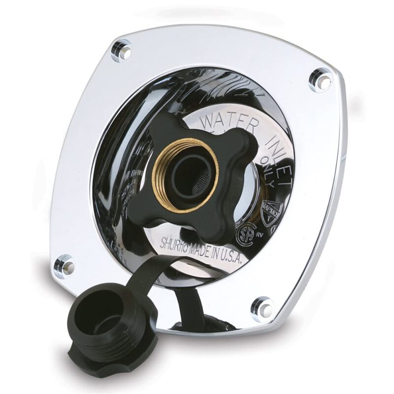 Catalog 1 SHURFLO (183-029-14 Chrome Wall Mount Filler/Regulator