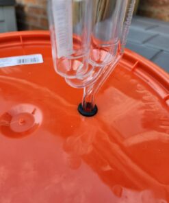 Fastrack 3 Piece Airlock for Fermentation | Hydrolocks for Fermenting Wine and Beer Making | BPA-Free Cylinder Airlock used for Brewing Wine, Beer, Pickles & more | Transparent Airlock Set Of 5 21 61zcdK4Y8KL 1