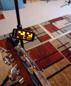 Peterson StroboClip HD Clip-On Tuner | Guitar, Bass, Violin, Ukulele, Harp, Brass, Woodwind, Orchestral Black 24 61zcs7SIxyL