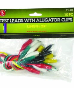 SE 10-Piece Test Lead Set with Alligator Clips - TL10 12 61zeDS2zSOL