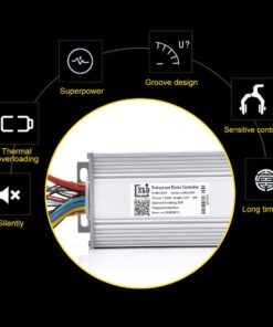 Motor Brushless Controller, Electric Brushless Controller 48V 500W Brushless Motor Sine Controller for Electric Bicycle Scooter 11 61zfTxs2xkL