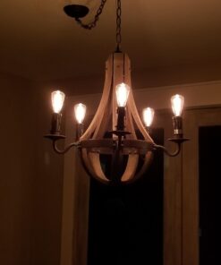 Urbanest Set of 6 Squirrel Cage Incandescents Teardrop Vintage Edison Bulb, E12 Candelabra Base, 40 Watt 11 61zgZBSxKEL