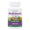 NaturesPlus Animal Parade Children's Chewable Multivitamin - Grape Flavor - 180 Animal-Shaped Tablets - Promotes Health & Well-Being - Vegetarian, Gluten Free - 90 Servings 180 Count (Pack of 1) 17 61zhtf2qfL
