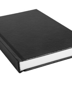 Oberon Design Genuine Leather Refillable Journal Cover with a Hardbound Blank Insert, 6x9 Inches, Hokusai Wave, Navy with a Pewter Button, Made in the USA 14 61ziJIfoChL