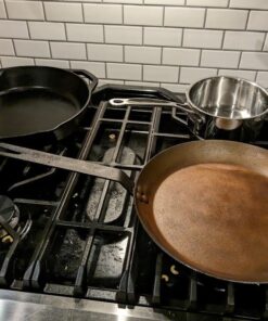 Lodge CRS12 Carbon Steel Skillet, Pre-Seasoned, 12-inch 12 Inch 32 61ziiwMt4SL